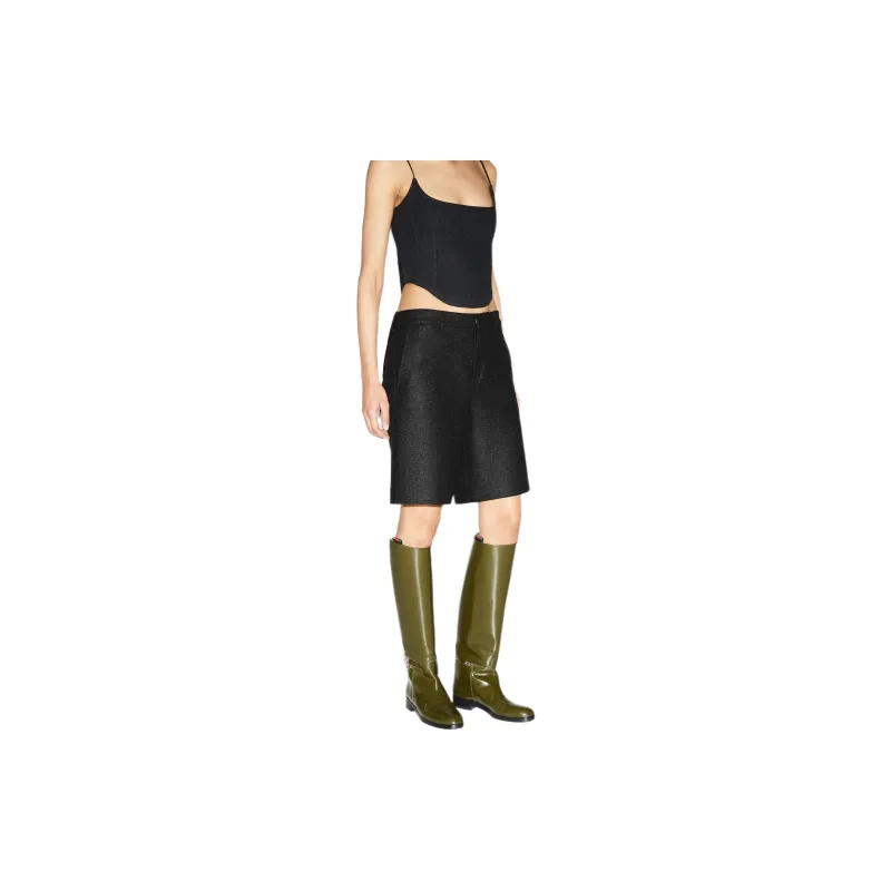 GUCCI FW24 Casual Shorts Women's Dark Gray-4