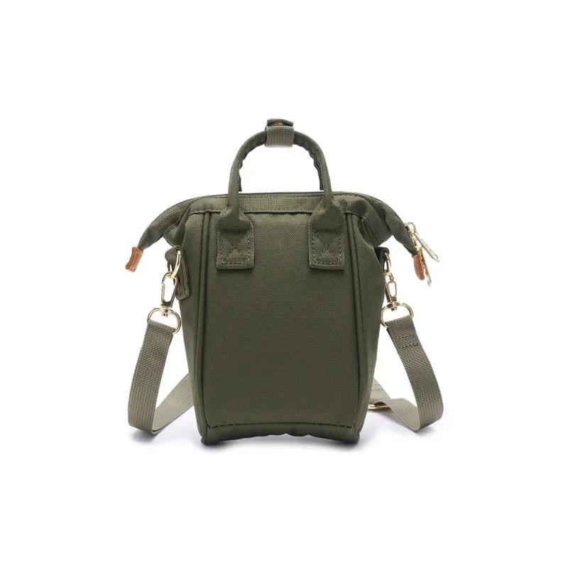 FILA Anello Collaboration Polyester Handbag, Shoulder Bag, Crossbody Bag Unisex Green-1