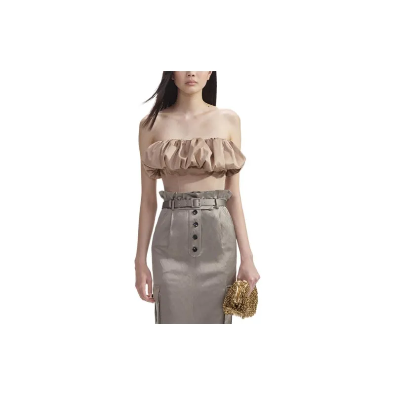 Self portrait Taffeta Bandeau Top-1