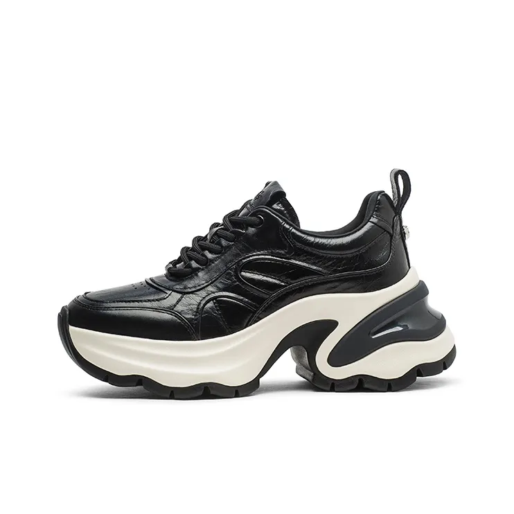 Coup De Foudre Cushioning Height Increasing Low-Top Chunky Sneakers Women's 7cm-0