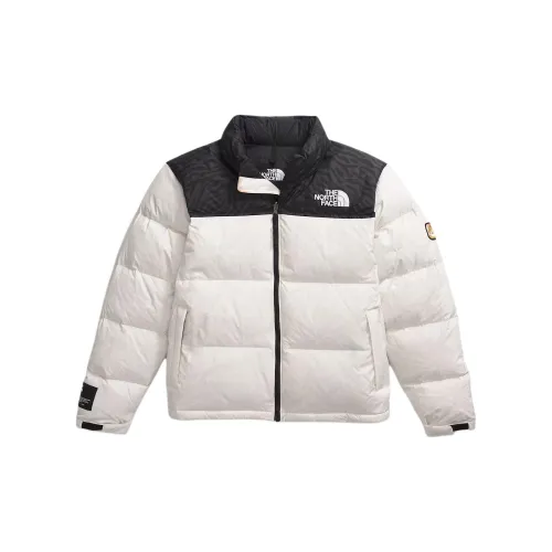 THE NORTH FACE Nuptse Jackets Women's White Sand Dune/Black