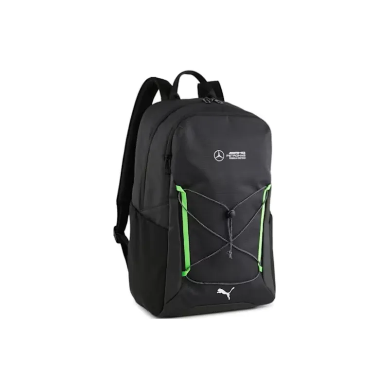 PUMA ×Mercedes Benz Collaboration Polyester Backpack Regular Unisex Black-0