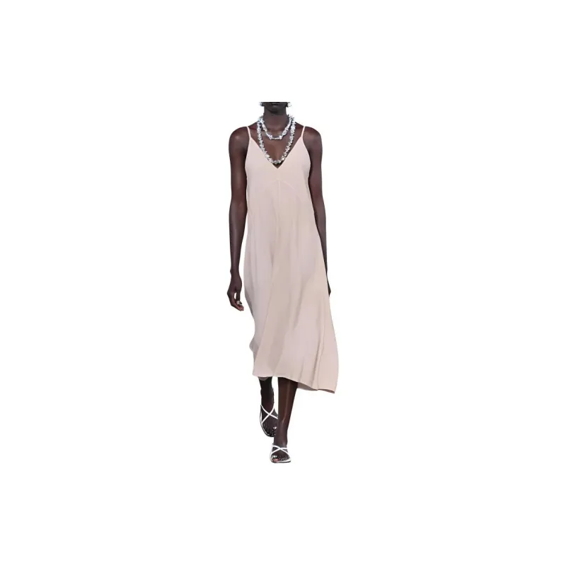 ZARA Slip Dresses Women's Light Pink-4
