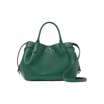 Kate Spade Litchi Grain Leather One Shoulder Handbag Crossbody Bag Small Size Women's Green