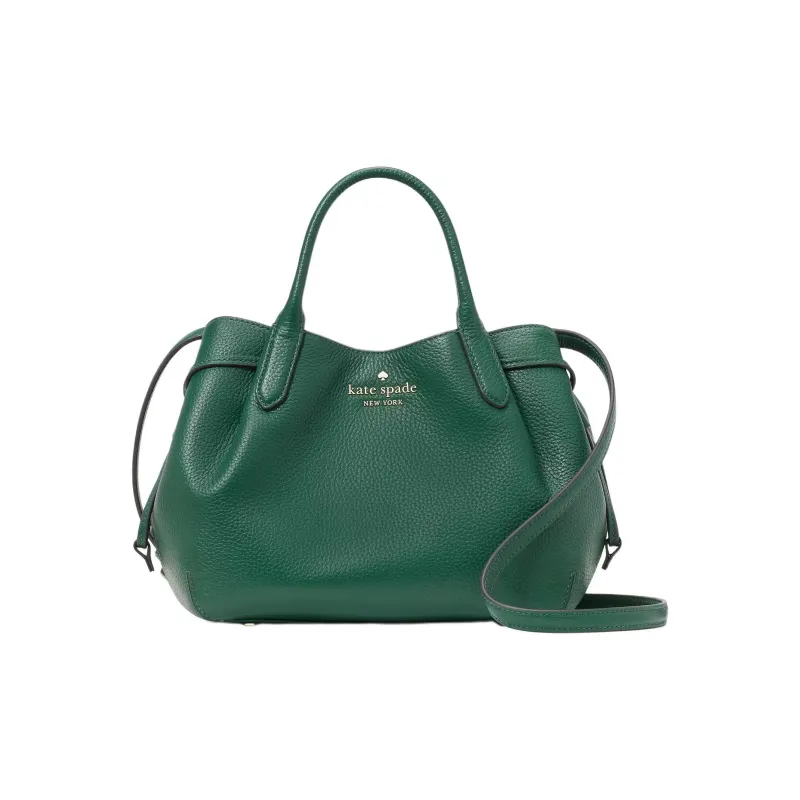 Kate Spade Litchi Grain Leather One Shoulder Handbag Crossbody Bag Small Size Women's Green-0