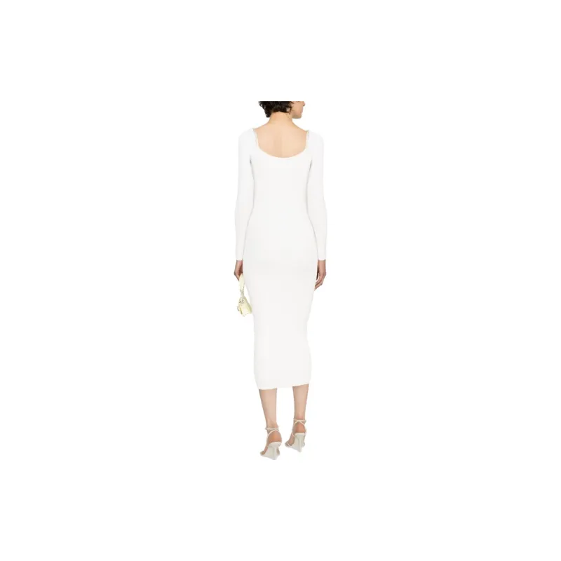 Self-portrait Long-Sleeved Dresses Women's White-2