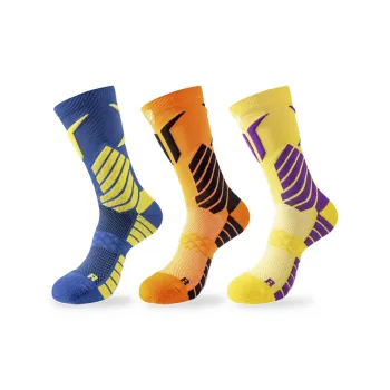 JIAZINI Mid Calf Socks Men's 3 Pack