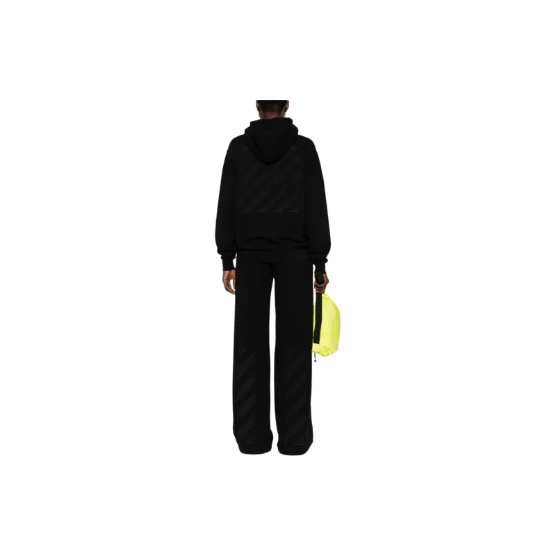 OFF WHITE Diag stripe Wide leg Trousers-4