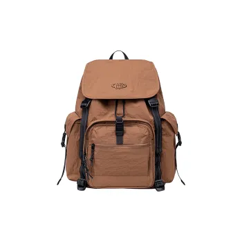 WINNER Nylon Backpack Large Size Unisex Brown/Black