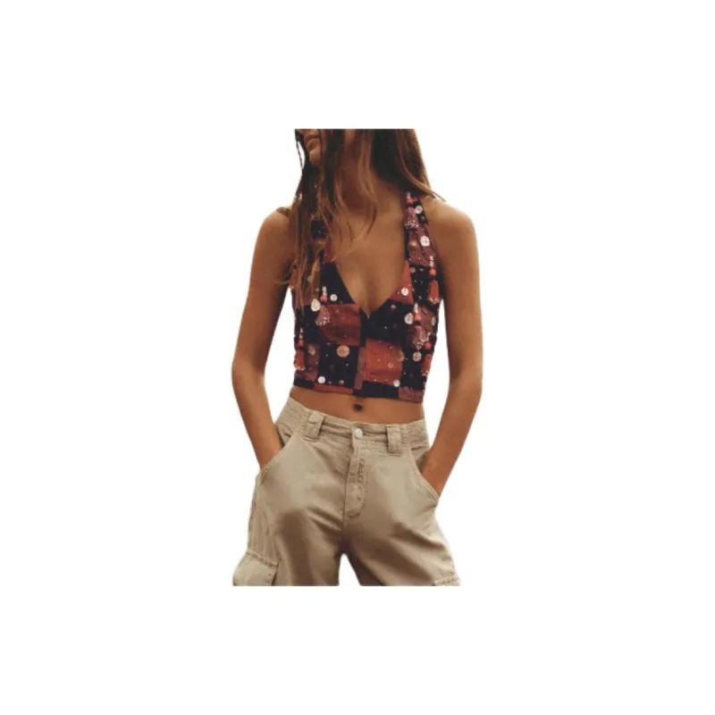 ZARA Camisoles Women's Pink-2