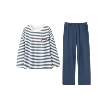 Montagut Pajama Set Fall Women's 2 Pack Blue