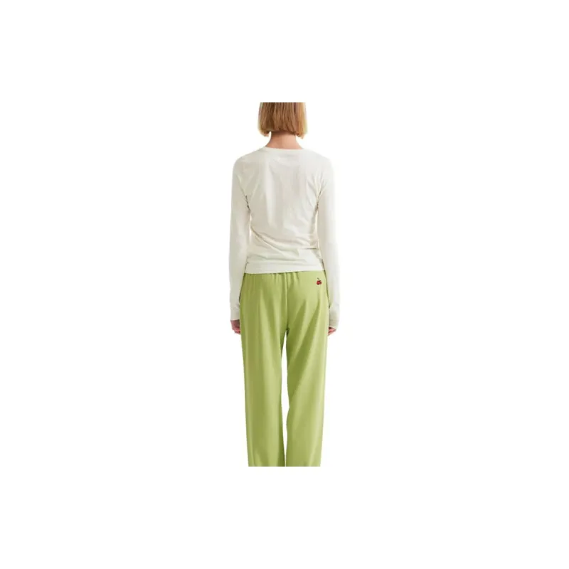 Kirsh FW23 Casual Pants Women's Lime Gray-2