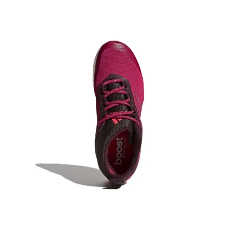Adidas CH Rocket Anti Slip Wear Resistant Mid Top Running Shoes Women's Red-2