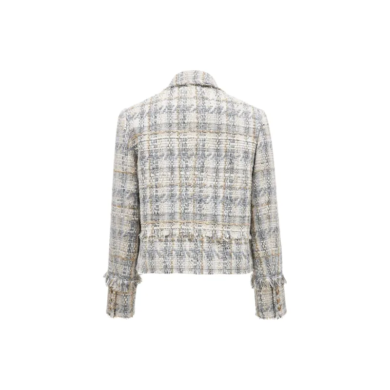 ONLY Cropped Coats Women's H31 Parma Flower Gauze-1