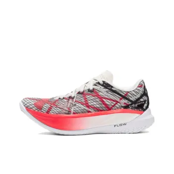Under Armour Velociti Elite 2 Anti Slip Wear Resistant Low Top Casual Running Shoes Unisex White Red