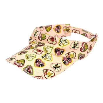 CHANEL 1990 2000s Valentine Visor Hat