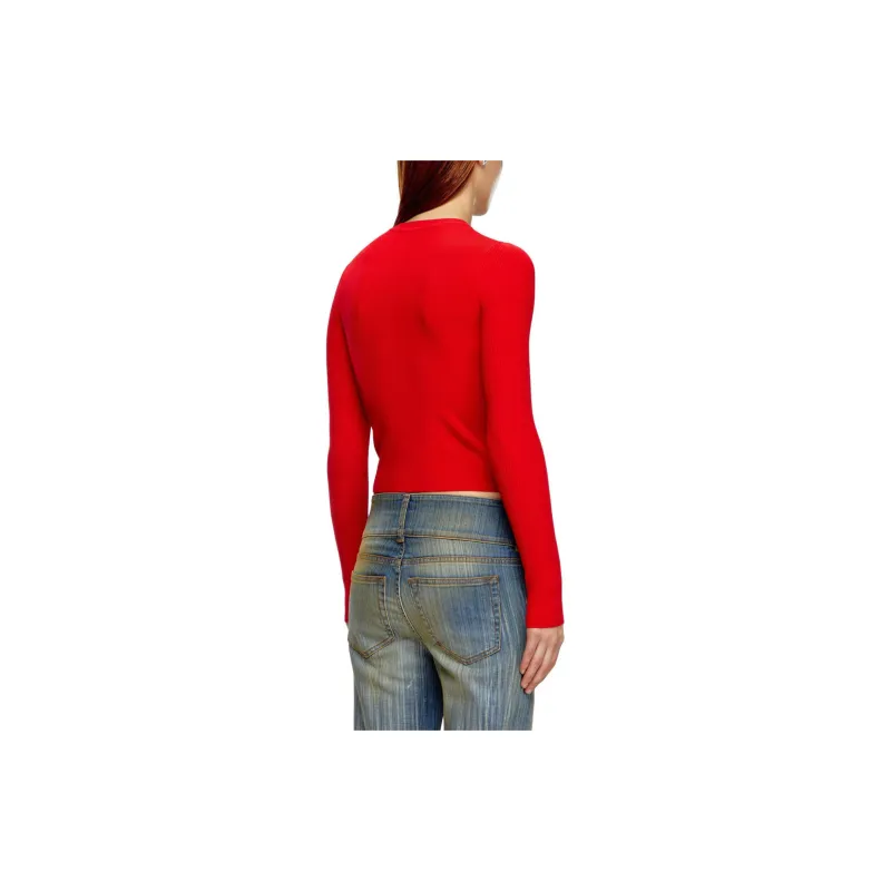 DIESEL M Valari Oval D Ribbed Knit Top-2