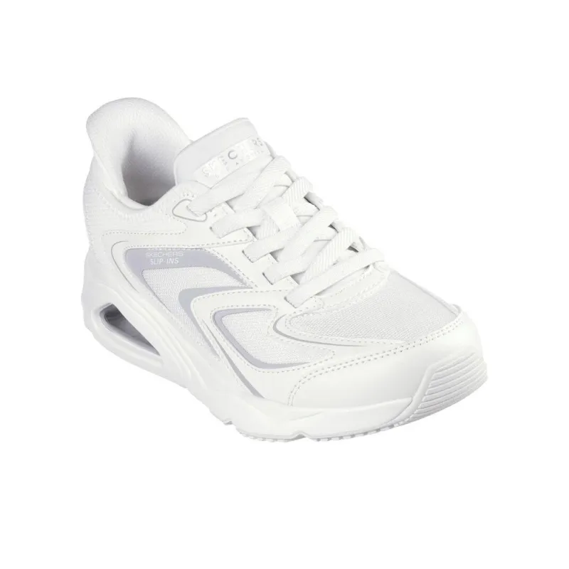 Skechers Anti Slip Wear Resistant Low Top Running Shoes Women's White-2