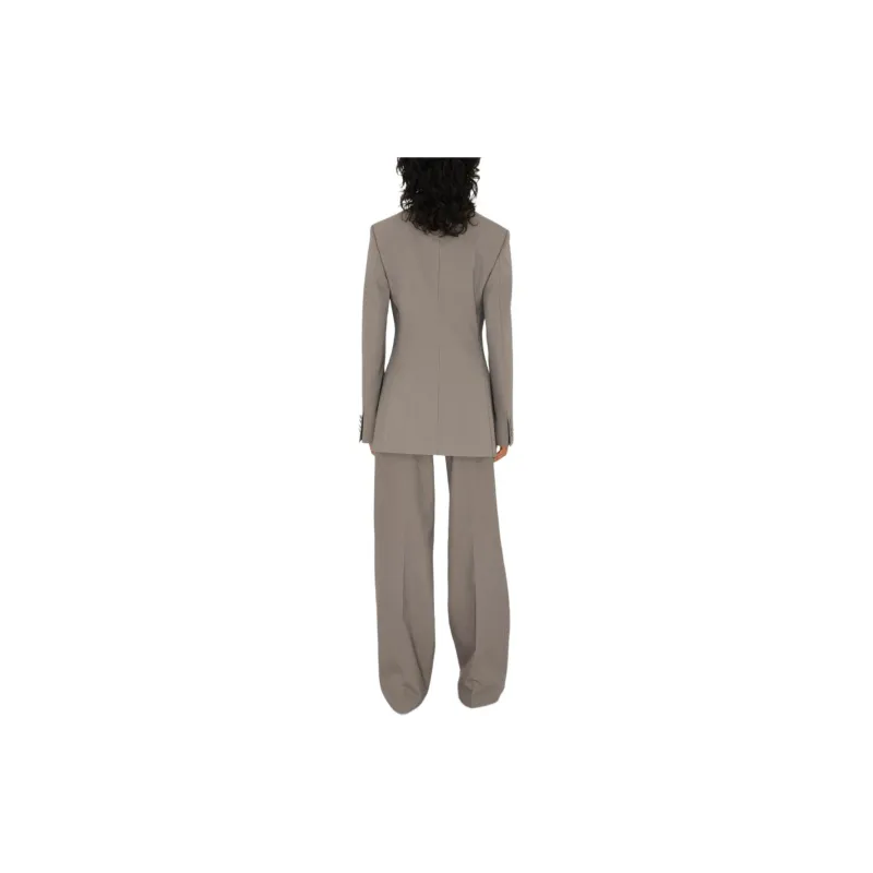 Burberry Single-breasted Wool Blazer-4