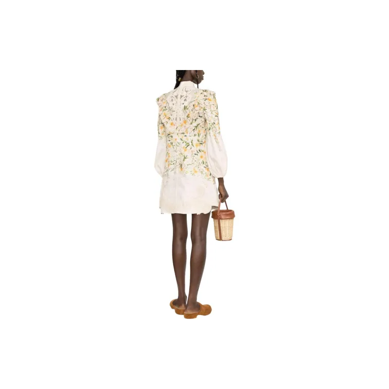 Zimmermann Long-Sleeved Dresses Women's Beige-2
