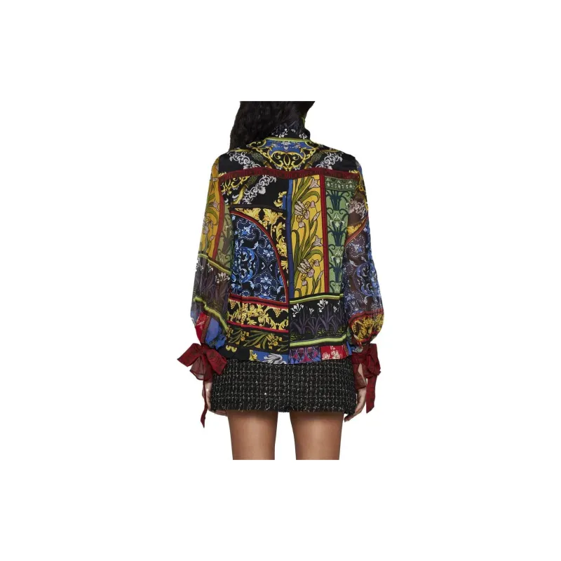 ALICE+OLIVIA Lloyd Graphic print Blouse-2