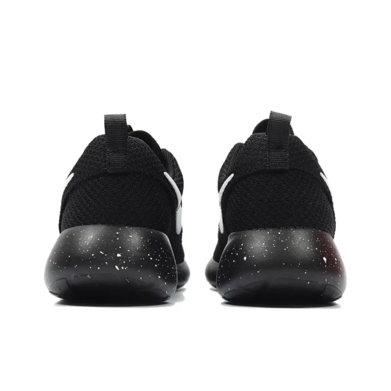 Nike Roshe Run Black White Speckled Sole Women's-4