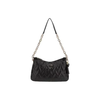 GUESS Pu Handbag, Shoulder Bag Regular Women's Black