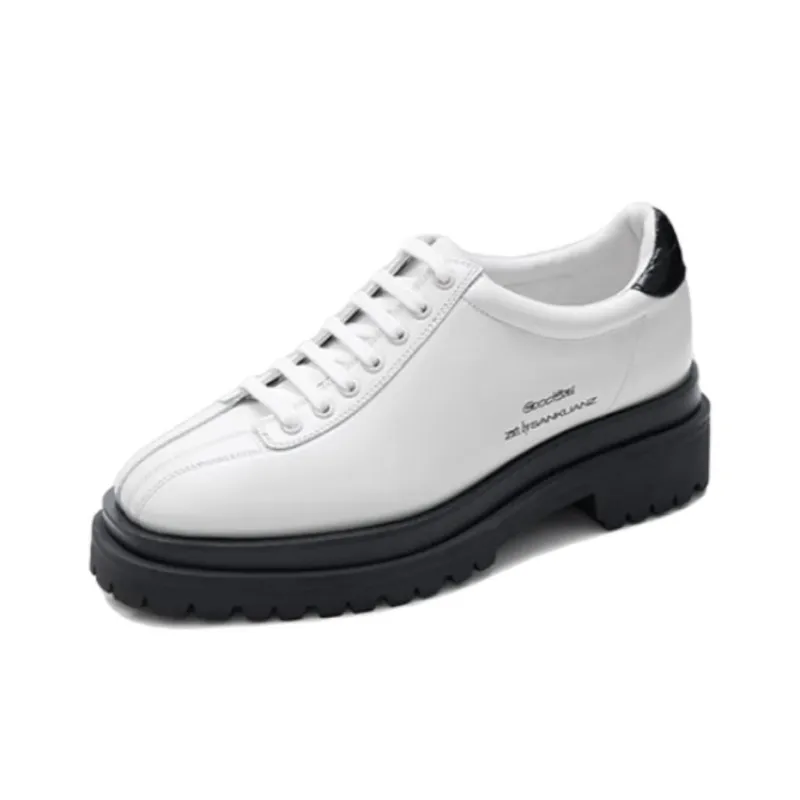 ZE By SANKUANZ x GOOD BAI Anti Slip Wear Resistant Low Top Casual Shoes Unisex White-2