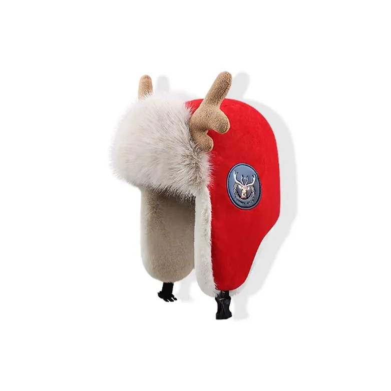 Mulinsen Plush Leather Trapper Hats Unisex-7