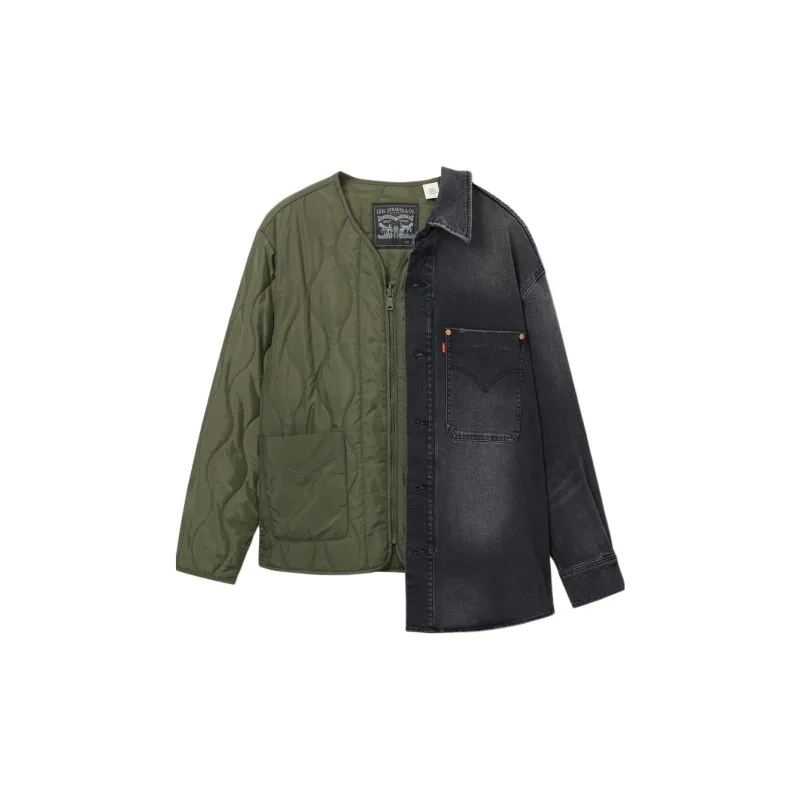 Levi's Denim Jacket Men's Gray Black-2
