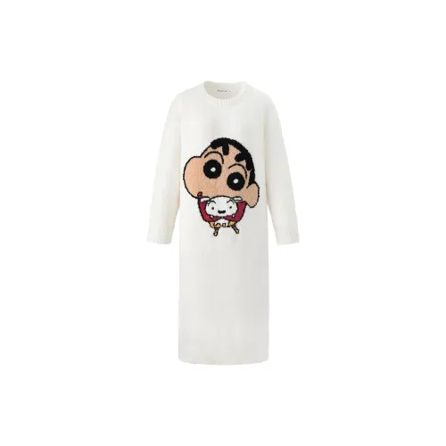 QINZUIMAO x Crayon Shinchan Nightgown Women's
