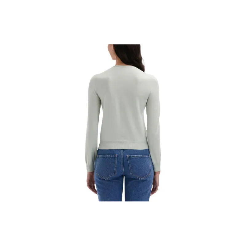 Oscar De La Renta Embroidered-flower Fine-knit Cardigan-2