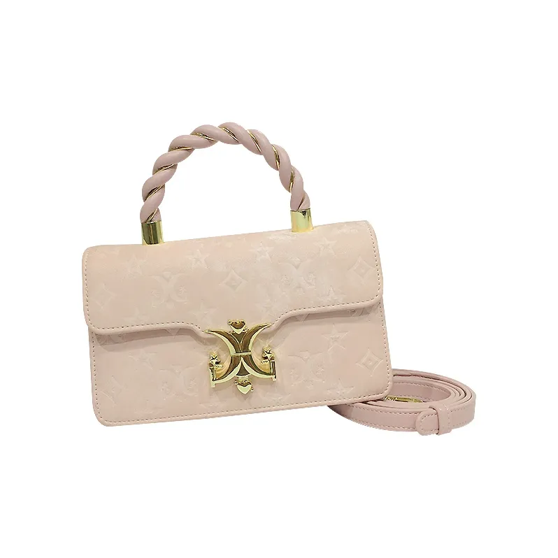 MACK JODAER Synthetic Leather Handbag Women's Peach Blossom-6