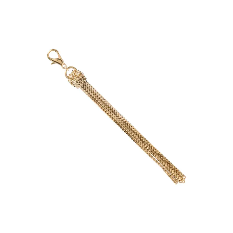 Golden Goose Chain Tassel Keyring-2