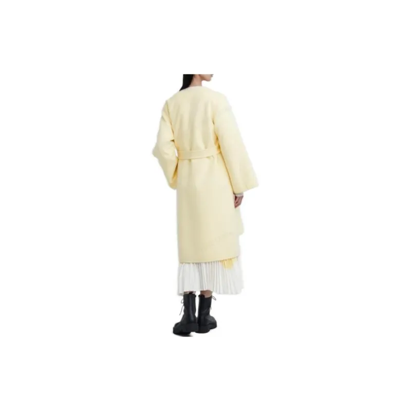UNIQLO X Clare Waight Keller Co-branded Collection Coats Women's Apricot Yellow-1