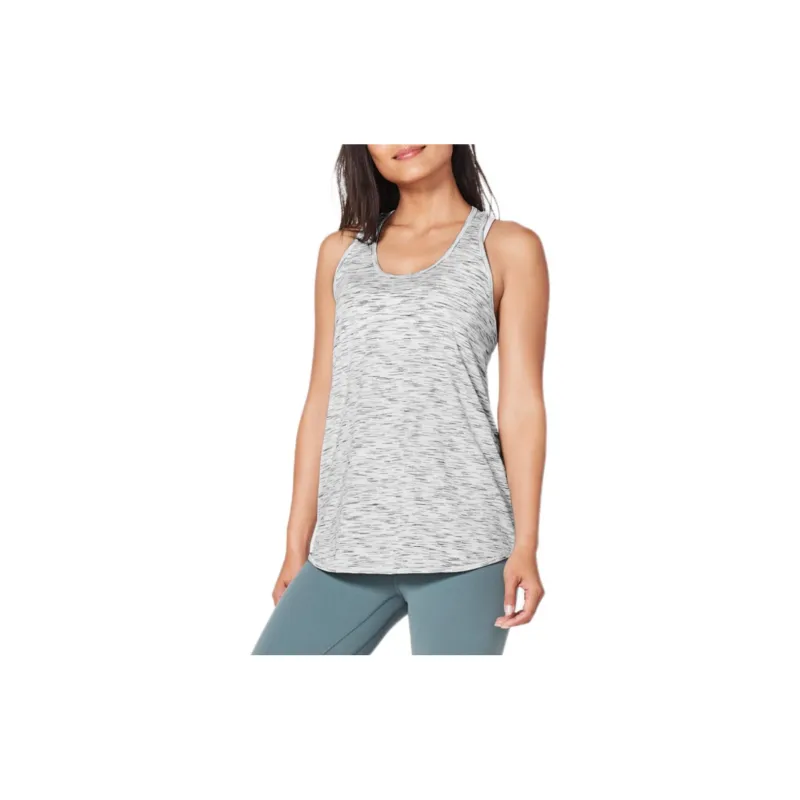 Lululemon Essential Tank Tops Women's Space Dye Black White-2