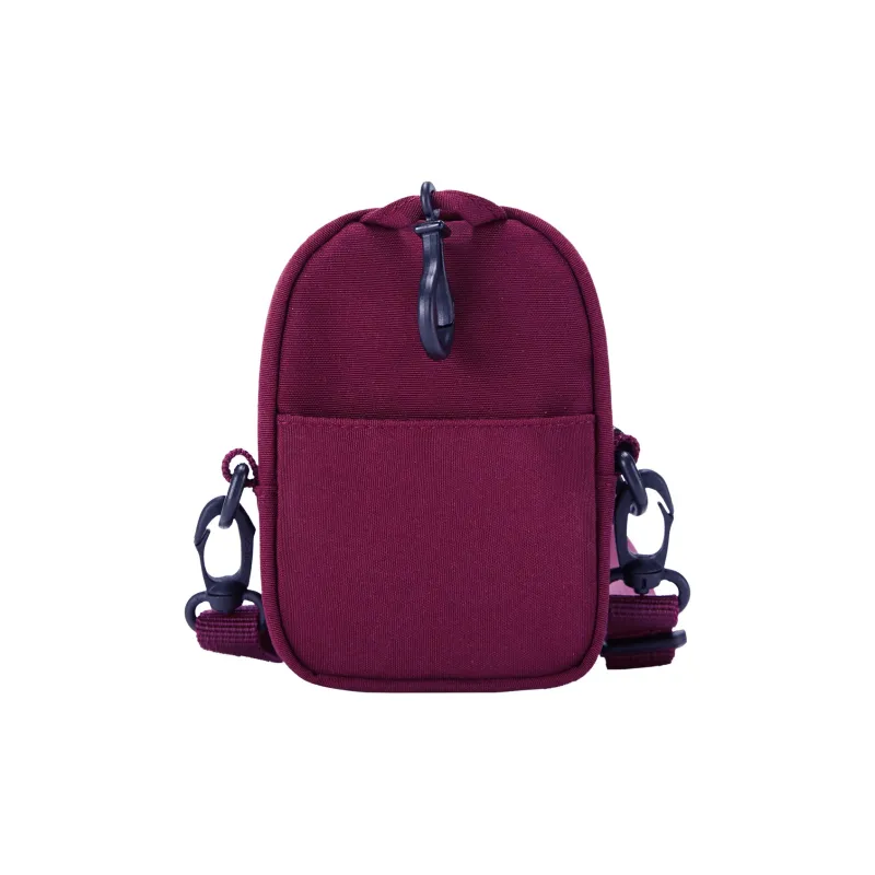 Dickies Polyester Key Pouch Regular Unisex Burgundy/Pumpkin Orange/Black-2