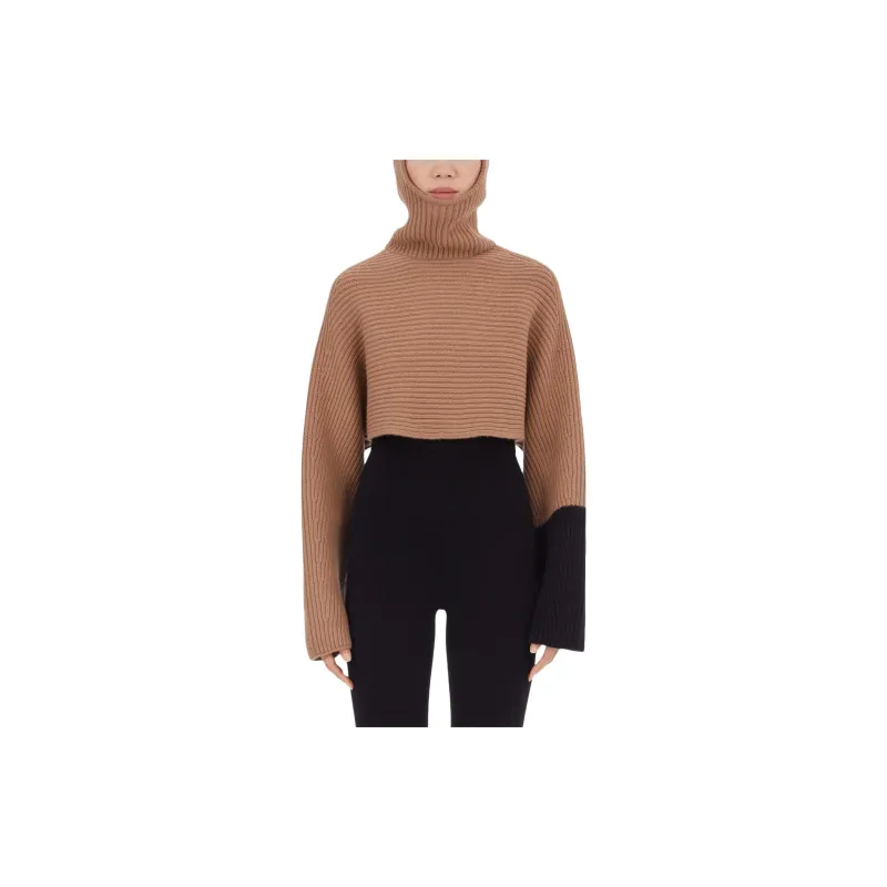 Ferragamo Colour block Ribbed Jumper-2