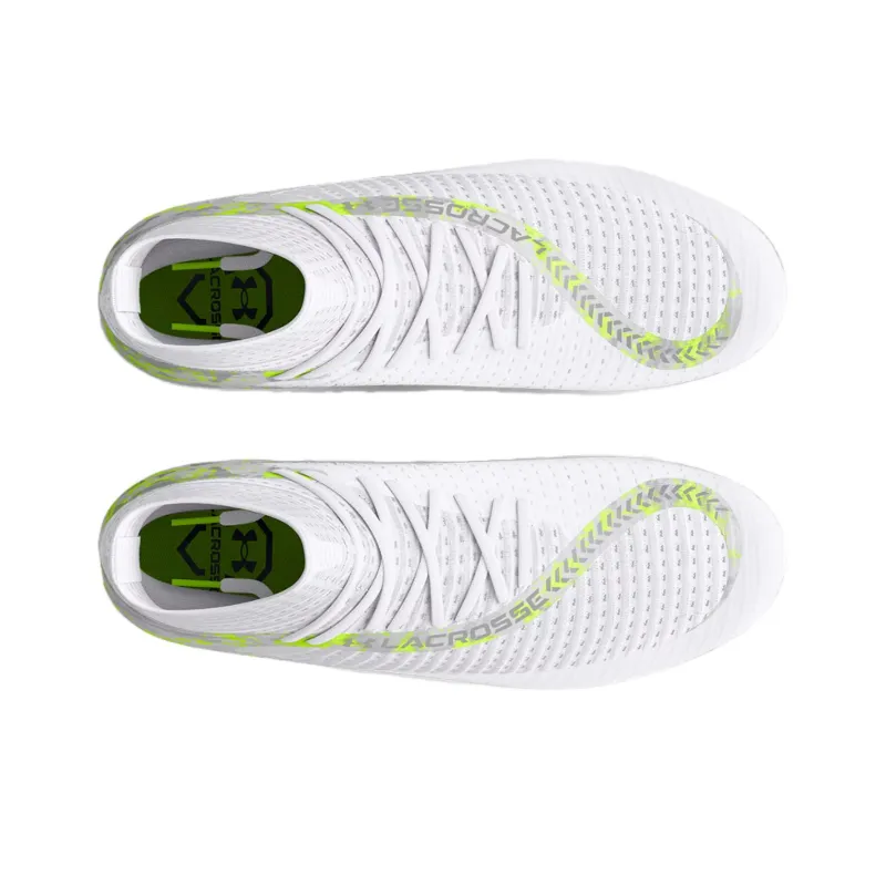 Under Armour Highlight Cushioning, Wear Resistant Soccer Shoes Unisex White-3