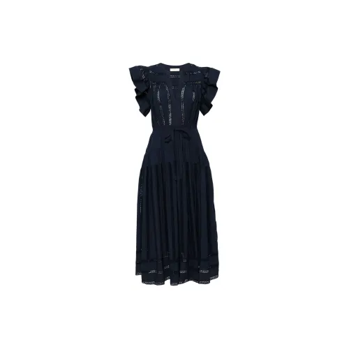 Ulla Johnson Short-Sleeved Dresses Women's Midnight Blue