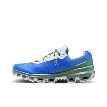 On Cloudventure Durable Breathable Low Top Running Shoes Women's Blue Green