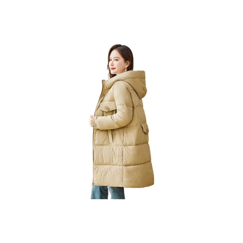 CARBAMMI Puffer Jacket Women's Khaki-1