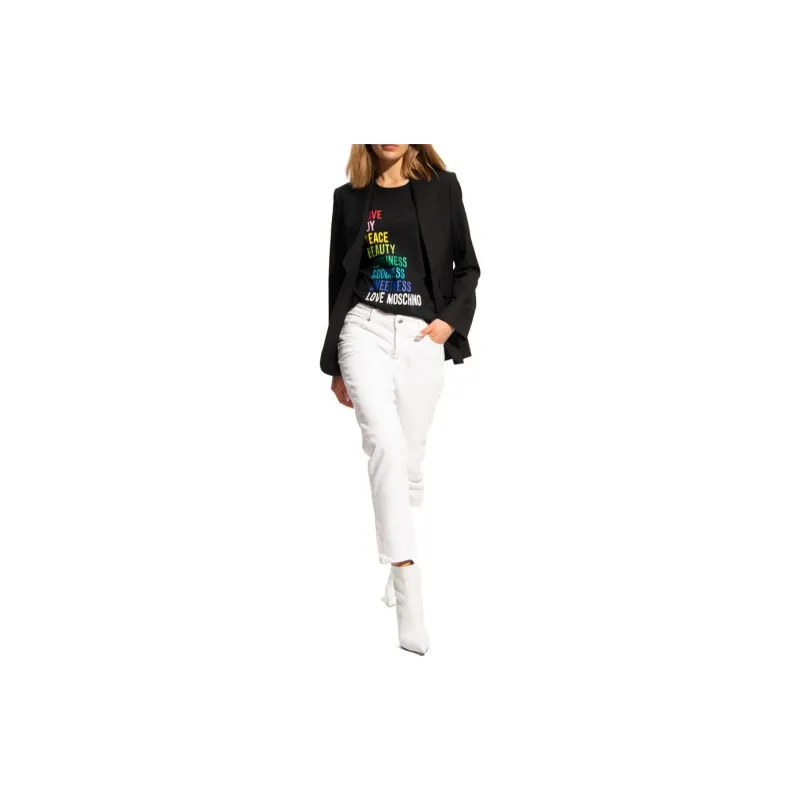 LOVE MOSCHINO T Shirts Women's Black-1