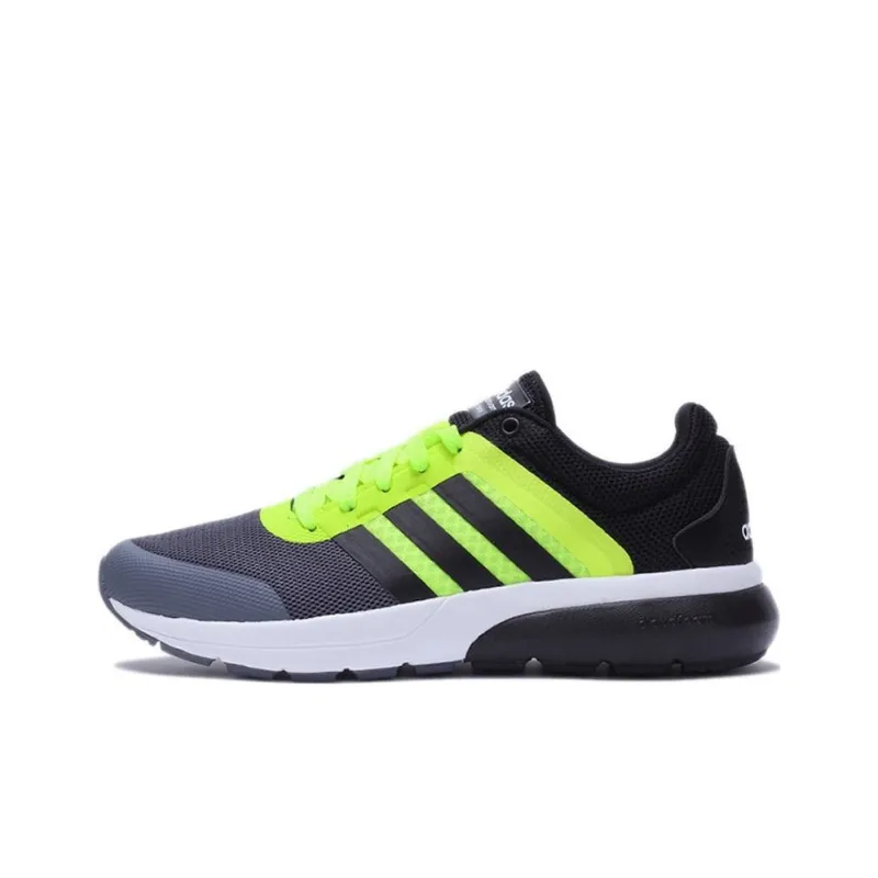 Adidas Cloudfoam Anti-Slip Wear-Resistant Low-Top Casual Running Shoes Men's Black-0