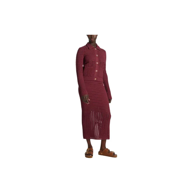 St. John Crochet-knit Cardigan-1
