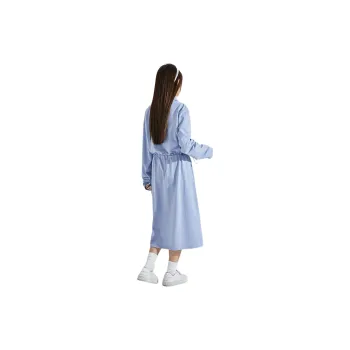 Tonlion Long-Sleeved Dresses Women's Sheer Purple