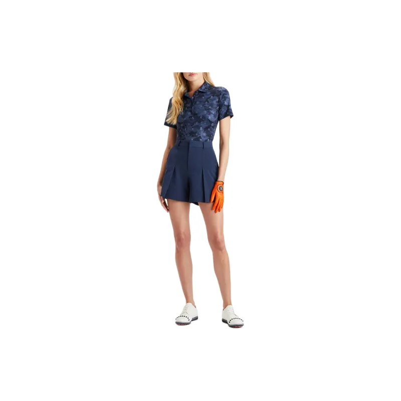 GFORE Polo Shirt Women's Navy Blue-1
