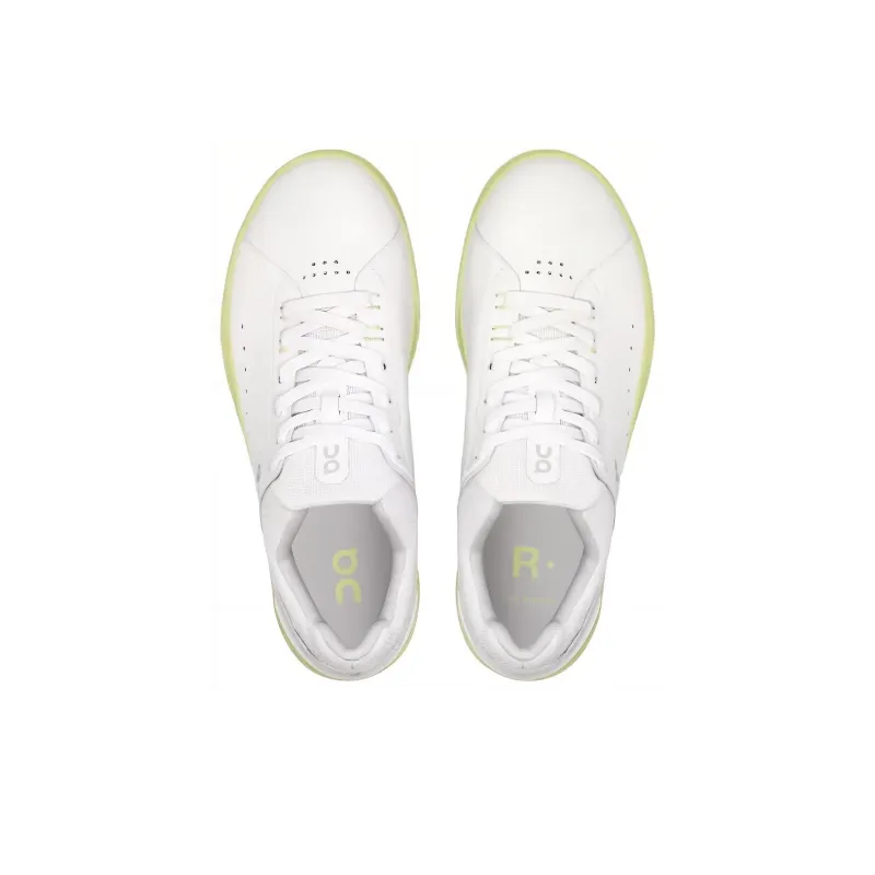 On The Roger Advantage Cushioning, Wear Resistant Low Top Running Shoes Men's White Green-2