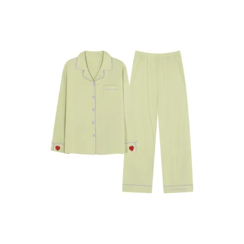 PBENO PD Pajama Set Women's Vanilla Green