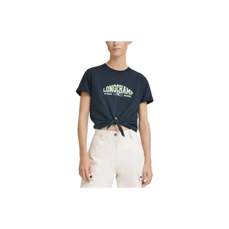 LONGCHAMP T-Shirts Women's Blue-1
